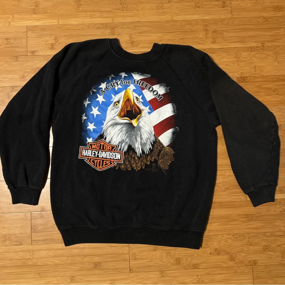 Vintage Harley Davidson Eagle Sweatshirt